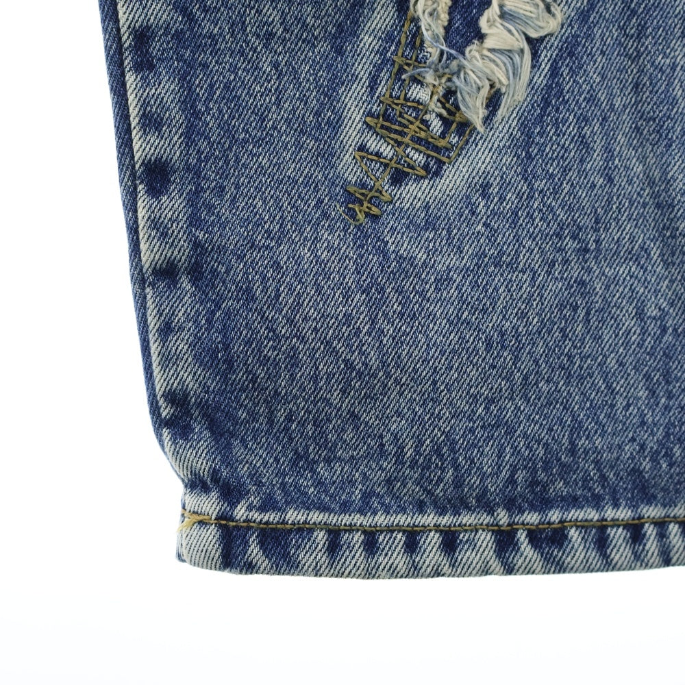 THUG CLUB(サグクラブ) TRIBLE DENIM PANTS トライバル デニムパンツ インディゴ TC23PT0701