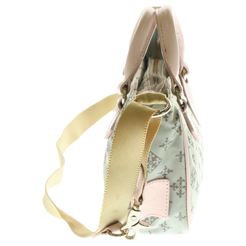 russet(ラシット) 2WAY ハンド ショルダーバッグ グレー/ピンク レディース