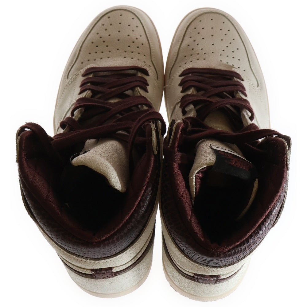NIKE(ナイキ) ×A MA MANIERE AIR JORDAN 1 RETRO HIGH OG SP アマ マニエール エアジョーダン1 ハイカットスニーカー ホワイト/ブラウン US11.5/29.5cm DO7097-100