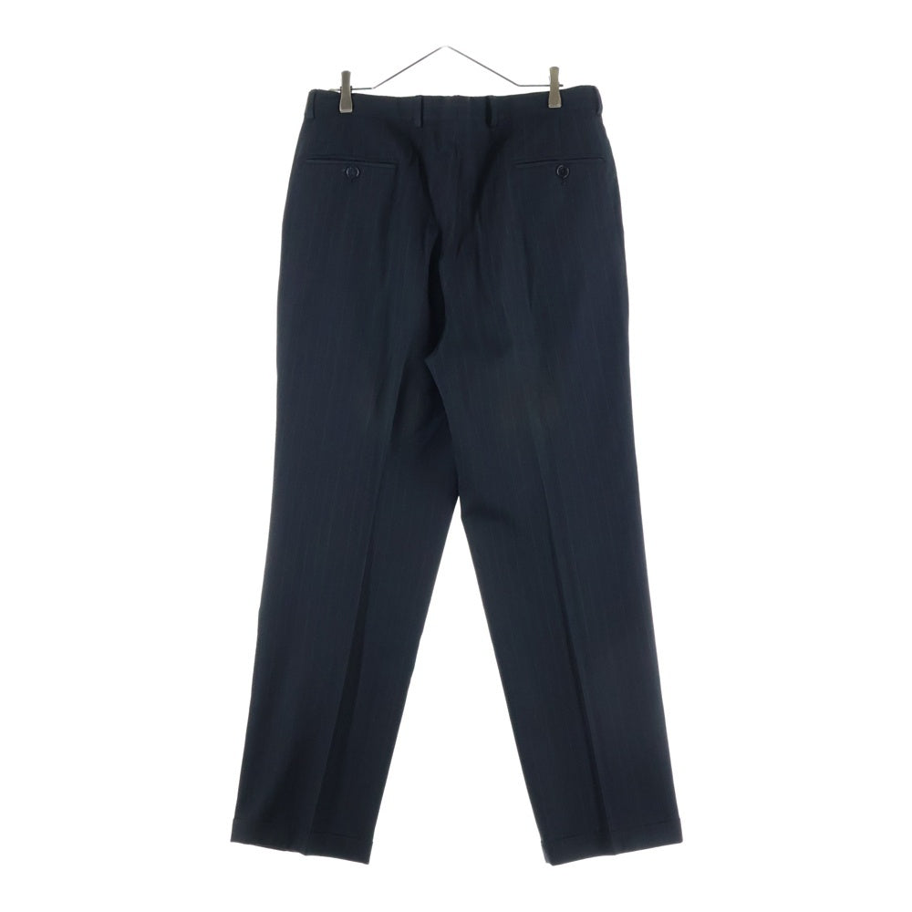 ARMANI COLLEZIONI(アルマーニ コレツィオーニ) セットアップ ノッチドラペル ペンシルストライプ柄 テーラードジャケット スラックスパンツ ブラック