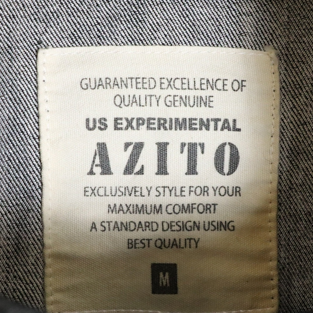 NO BRAND(ノーブランド) AZITO ストレッチワークジャケット ブラック