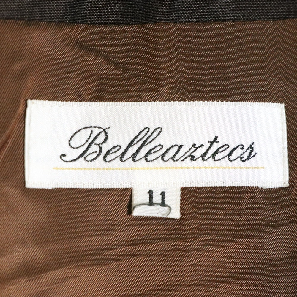 NO BRAND(ノーブランド) ベルアシタカ ロングコート ブラウン