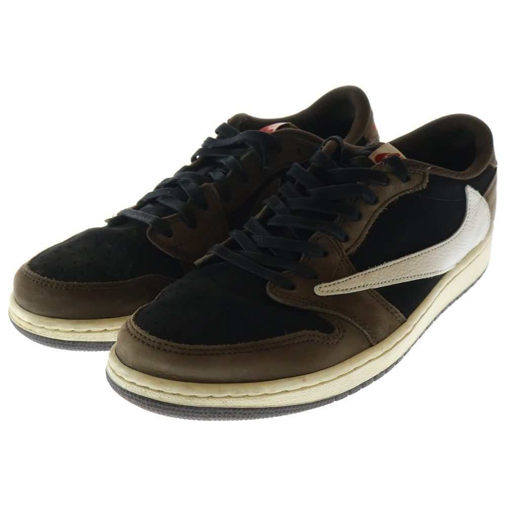 NIKE(ナイキ) ×TRAVIS SCOTT AIR JORDAN 1 LOW OG SP-T CQ4277-001 トラヴィススコット エアジョーダン1 ローカットスニーカー ブラウン US9.5/27.5cm