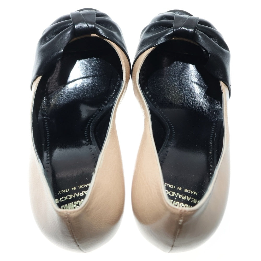 MOSCHINO(モスキーノ) Cheap&Chic チープ&シック ヒール パンプス ベージュ/ブラック 36