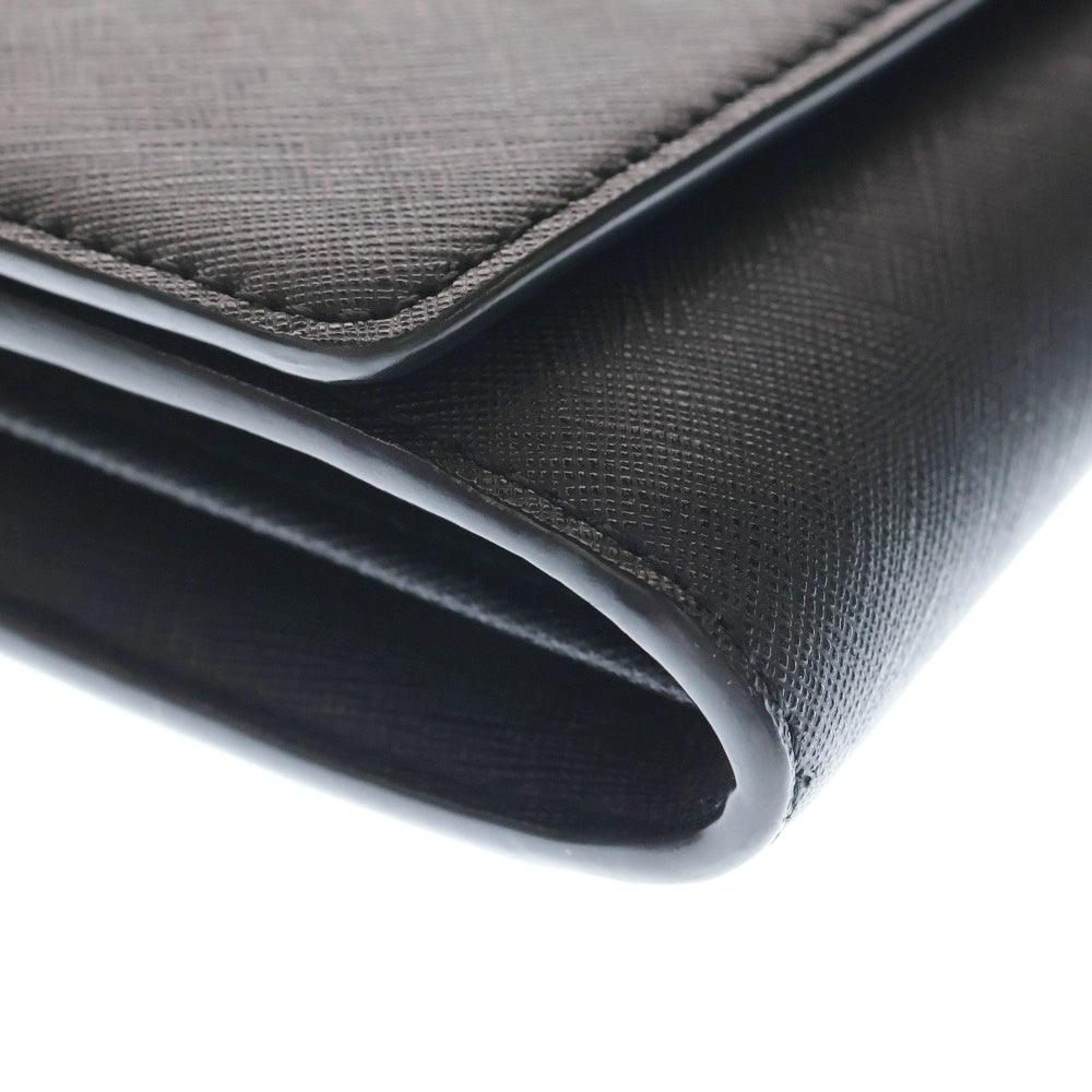 TORY BURCH(トリー バーチ) ダブルT チェーン ショルダーバッグ レザー ブラック