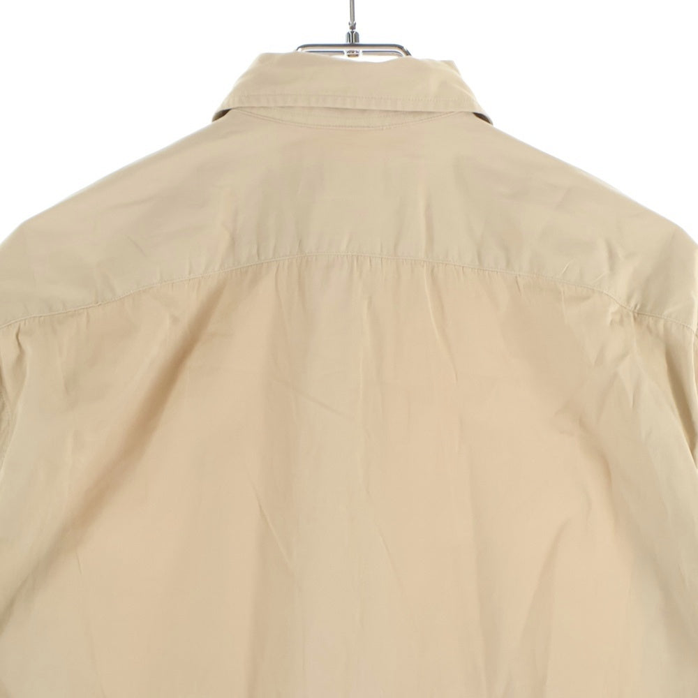 POLO RALPH LAUREN(ポロラルフローレン) ポロ刺繍 ベルベット シャツワンピース ベージュ