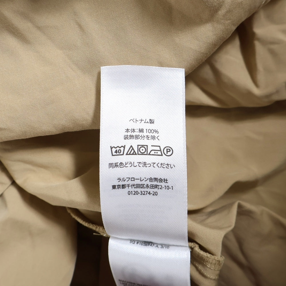 新品　LAUREN RALPH LAUREN ベージュシャツワンピース タグ付き 新品 LAUREN RALPH LAUREN ベージュシャツワンピース タグ付き 中古