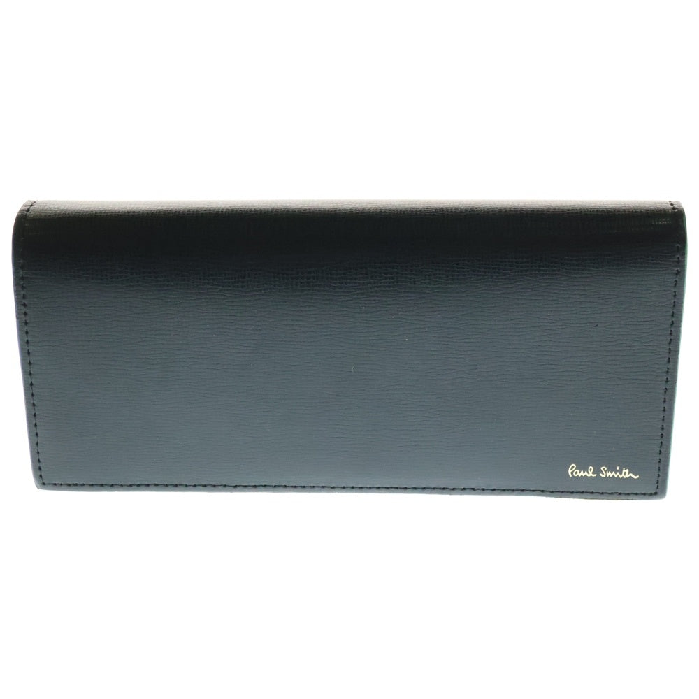Paul Smith(ポールスミス) 2つ折り 長財布 ブラック/ブルー