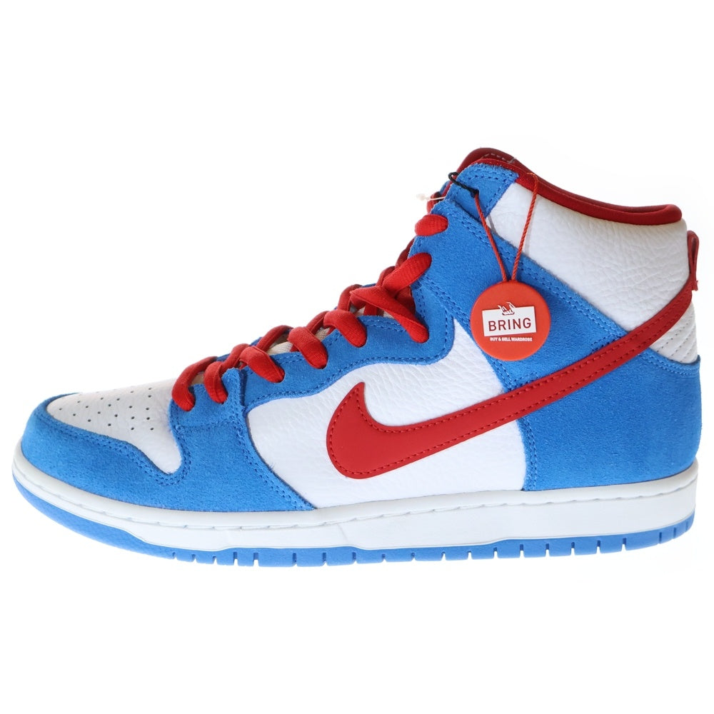 NIKE SB(ナイキエスビー) DUNK HIGH DORAEMON ダンク ドラえもん ハイカットスニーカー ブルー/レッド US10.5/28.5cm
