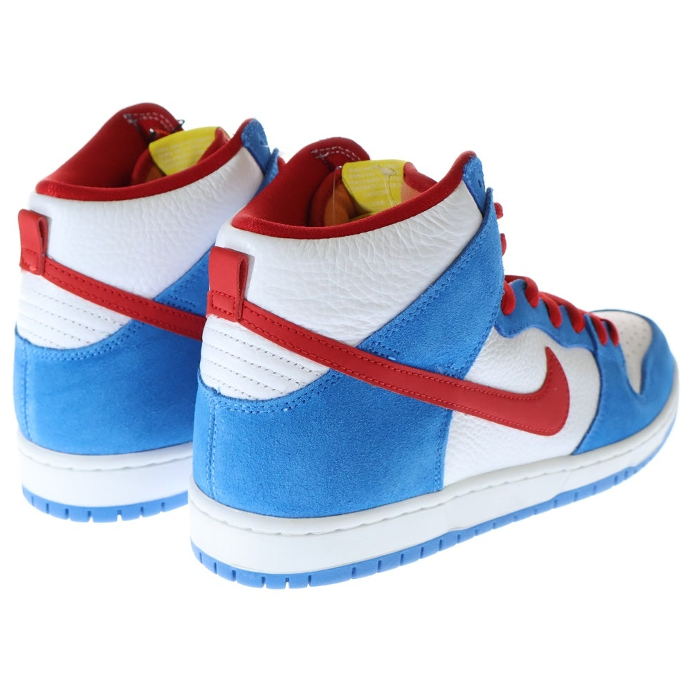 NIKE SB(ナイキエスビー) DUNK HIGH DORAEMON ダンク ドラえもん ハイカットスニーカー ブルー/レッド US10.5/28.5cm