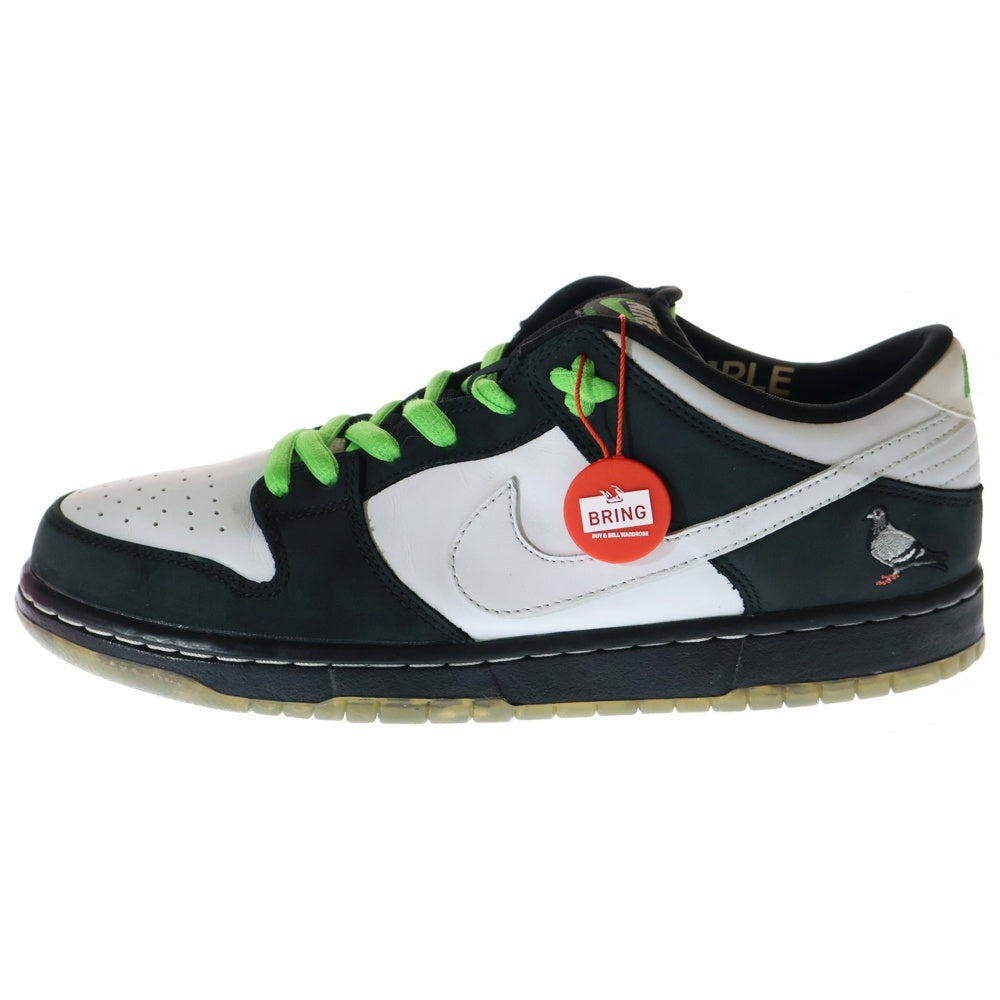 NIKE SB(ナイキエスビー) ×STAPLE DUNK LOW PIGEON BLACK BV1310-013 ステイプル ダンク ピジョン ブラック ローカットスニーカー ブラック/ホワイト US11/29.0cm