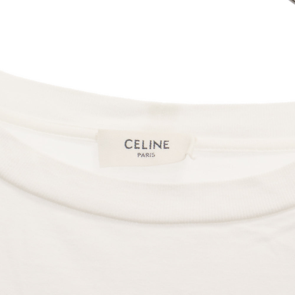 CELINE(セリーヌ) 24SS トリオンフルーズTシャツ 2X04I671Q ホワイト