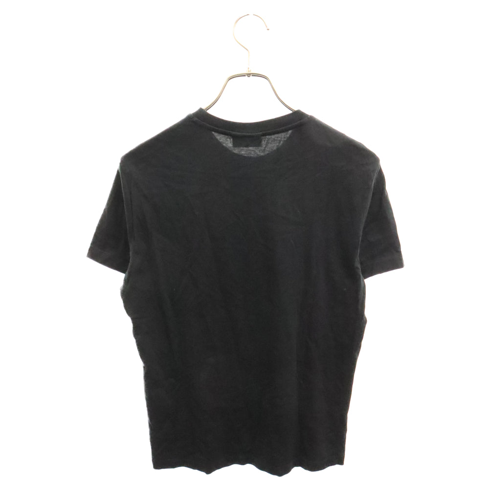 EMPORIO ARMANI(エンポリオアルマーニ) Front Logo Print S/S Tee フロントロゴ プリント 半袖Tシャツ ブラック