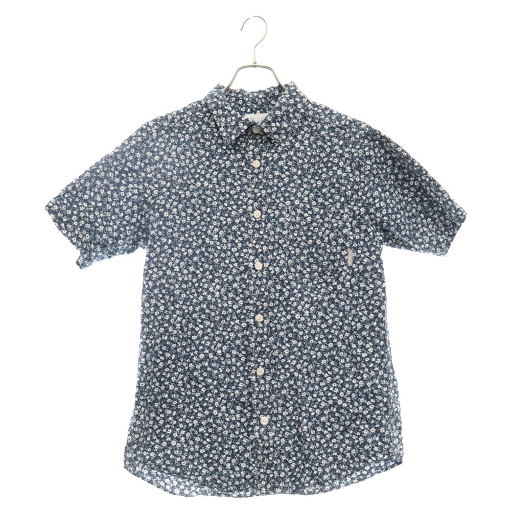 Columbia(コロンビア) Lokai Lake S/S Shirt ロカイ レイク 花柄 半袖シャツ ネイビー PM7911