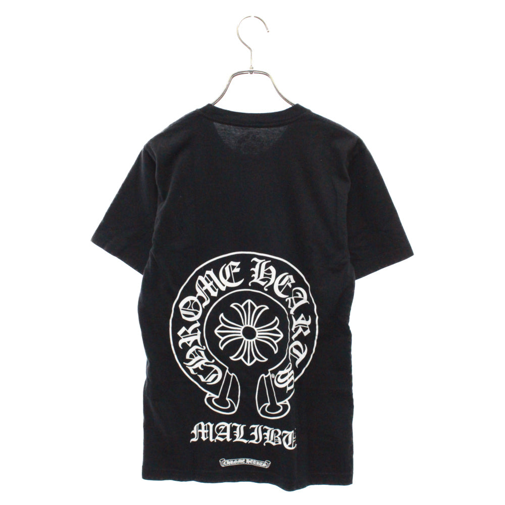 CHROME HEARTS(クロムハーツ) Malibu Horseshoe Tee マリブ限定 ホースシュー 半袖Tシャツ カットソー ブラック