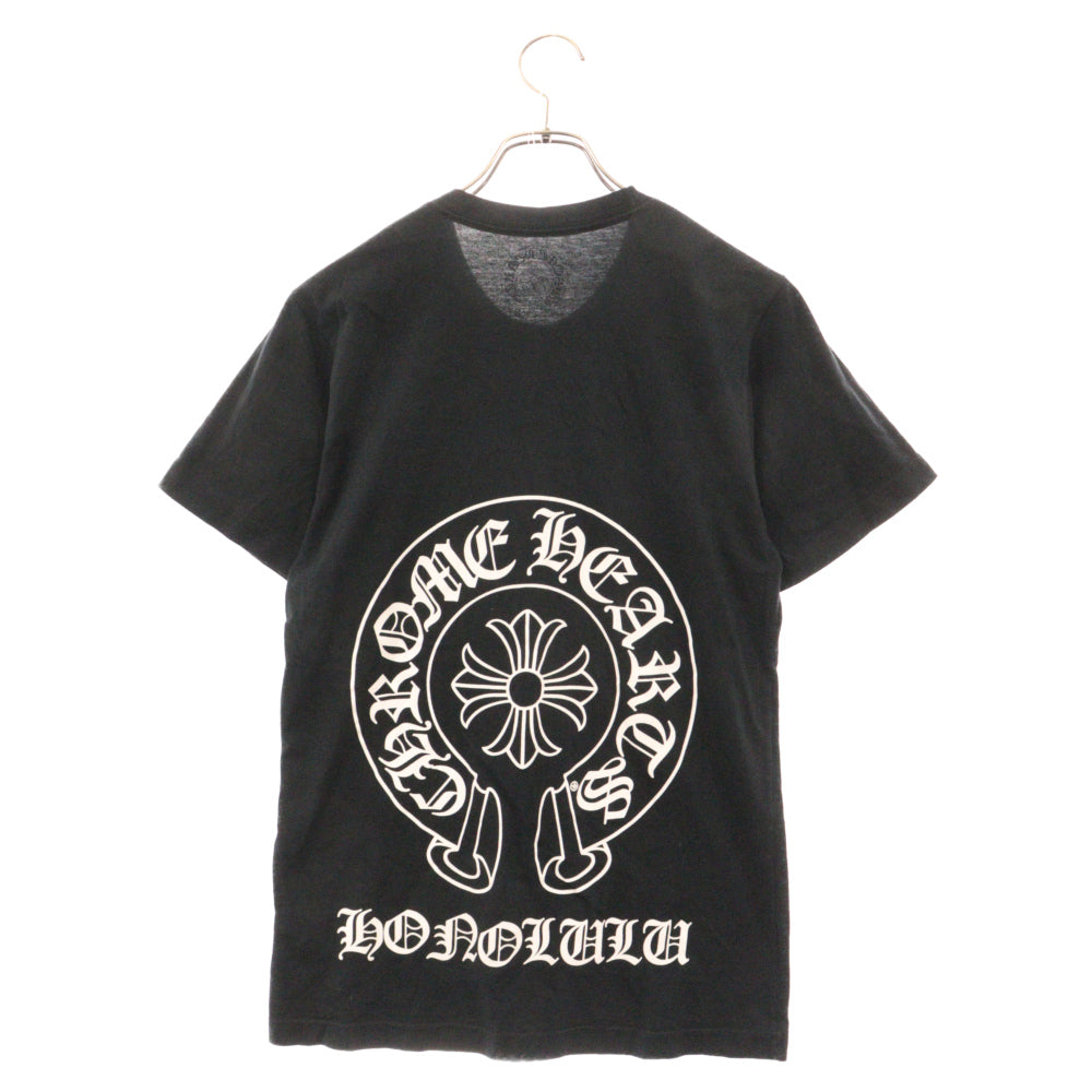 CHROME HEARTS(クロムハーツ) Honolulu Back CH Plus Tee ホノルルバックCHプラス半袖Tシャツ ブラック