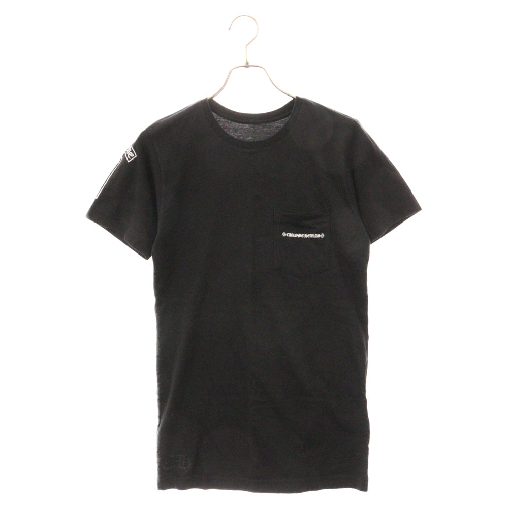 CHROME HEARTS(クロムハーツ) FUCK YOU pocket Tee ファック ユーバックアーチロゴ ポケット 半袖 Tシャツ ブラック