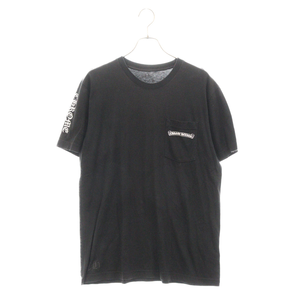 CHROME HEARTS(クロムハーツ) CEM CRS TEE セメタリークロス バックロゴプリント 半袖Tシャツ ブラック