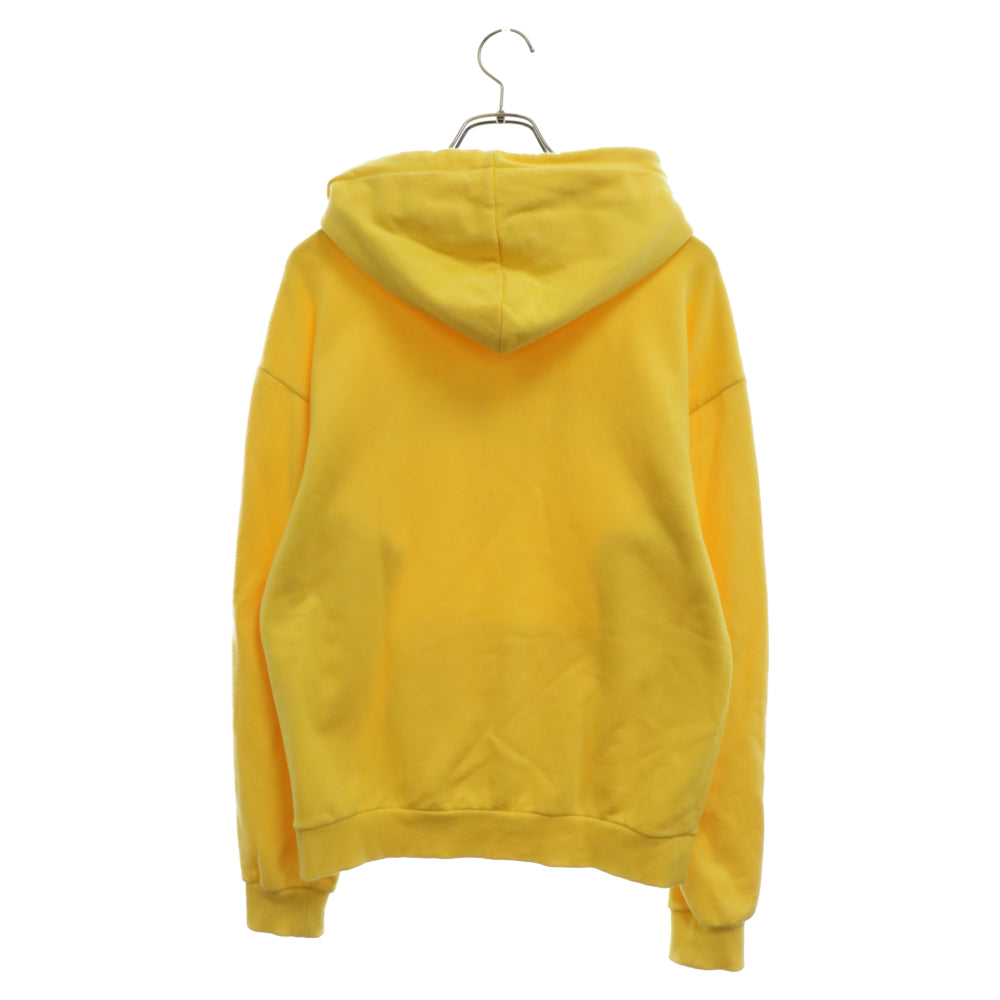 CELINE(セリーヌ) 22SS STUDS LOGO HOODIE スタッズロゴ プルオーバー スウェット パーカー フーディ イエロー 2Y695670Q