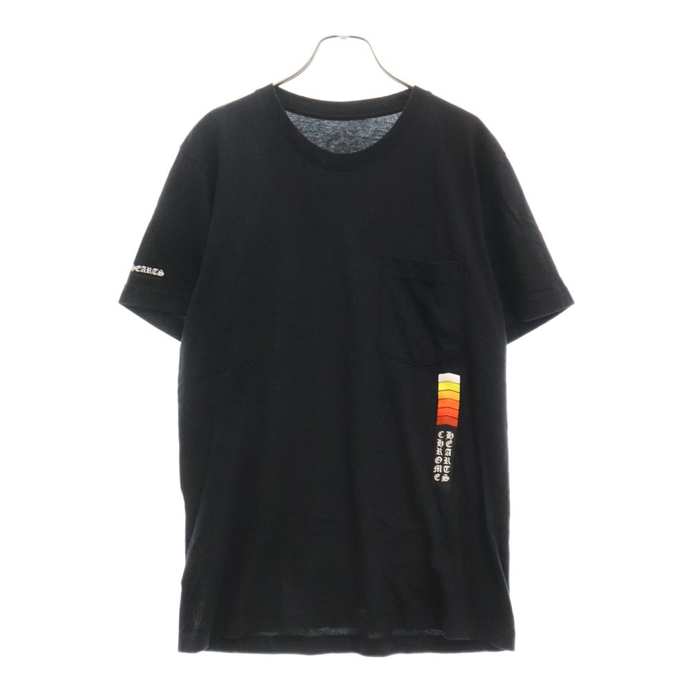 CHROME HEARTS(クロムハーツ) Neon Bar Logo S/S Tee カリフォルニア限定 ネオンバー ロゴ プリント 半袖Tシャツ カットソー ブラック