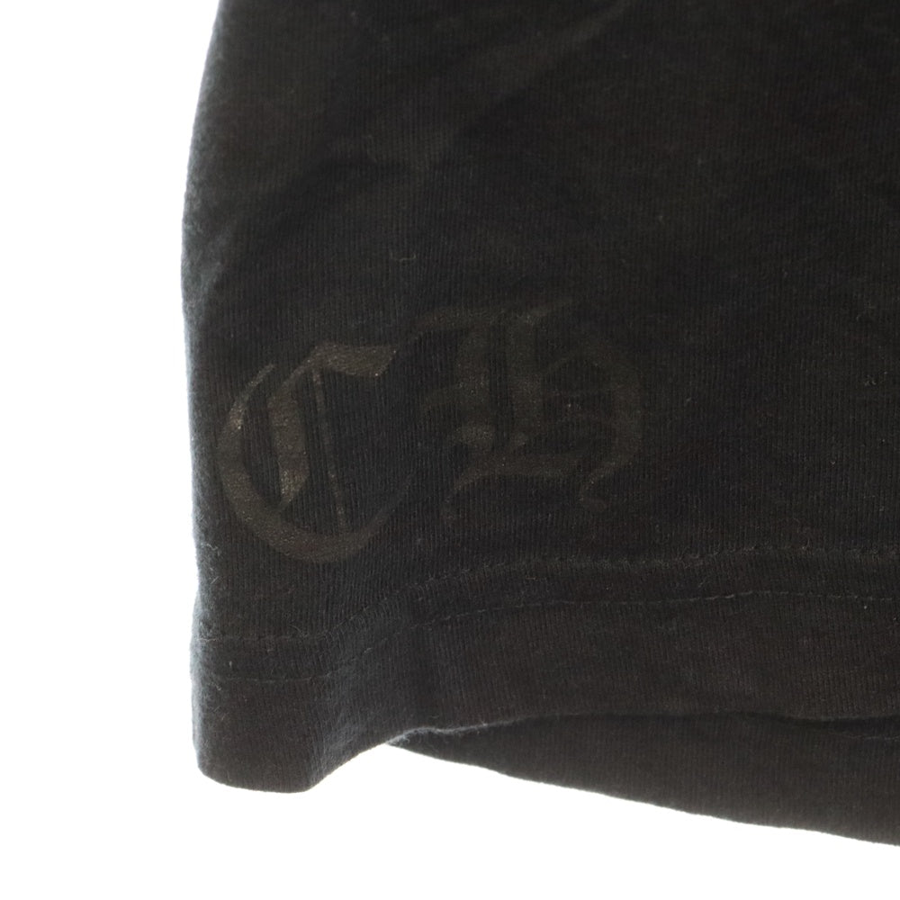 CHROME HEARTS(クロムハーツ) Neon Bar Logo S/S Tee カリフォルニア限定 ネオンバー ロゴ プリント 半袖Tシャツ カットソー ブラック