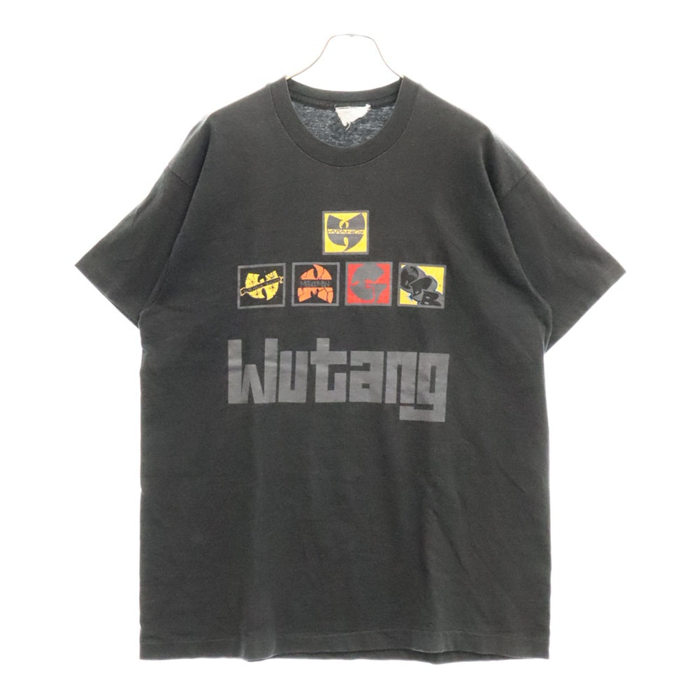 VINTAGE(ヴィンテージ) 90s WU TANG CLAN GZA RAKEWON TEE ヴィンテージ ウータンクラン レイクウォン 半袖Tシャツ カットソー ブラック