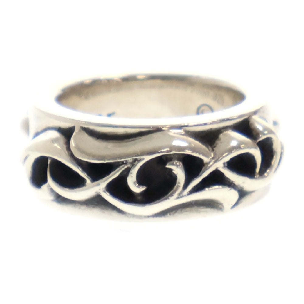 CHROME HEARTS(クロムハーツ) DBL NARROW VINE BAND ダブルナロー ヴァインバンド シルバーリング 4.5号 ※国内ギャラ付き