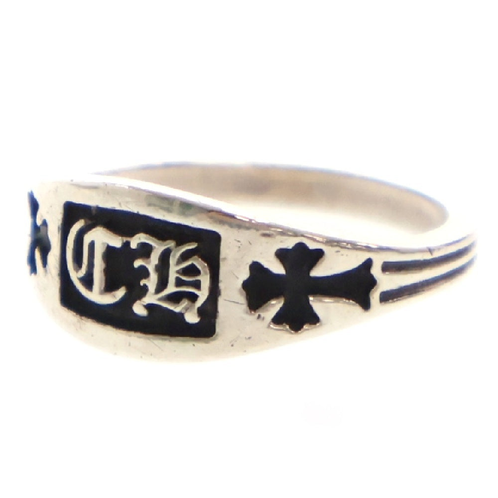 CHROME HEARTS(クロムハーツ) CH CREST MINI CH クレスト ミニ シルバーリング ※国内ギャラ付き