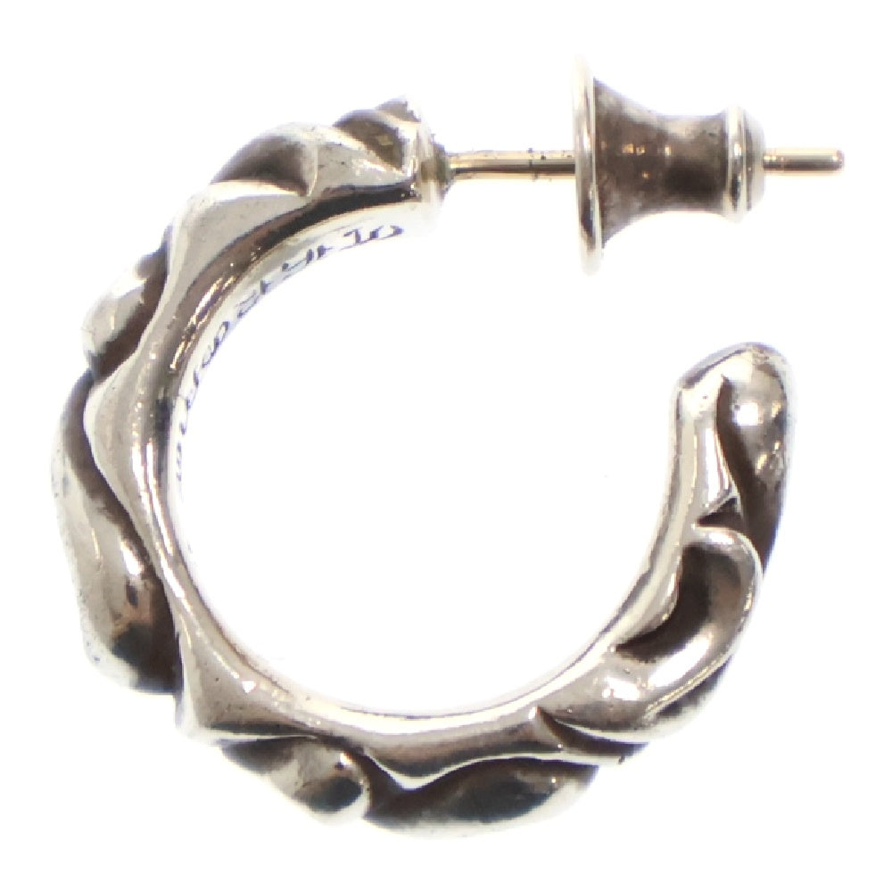 CHROME HEARTS(クロムハーツ) HOOP SCROOL 1 スクロールフープ ピアス シルバー