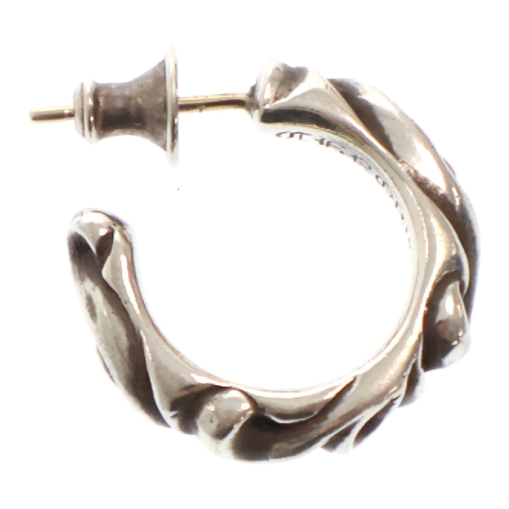 CHROME HEARTS(クロムハーツ) HOOP SCROOL 1 スクロールフープ ピアス シルバー
