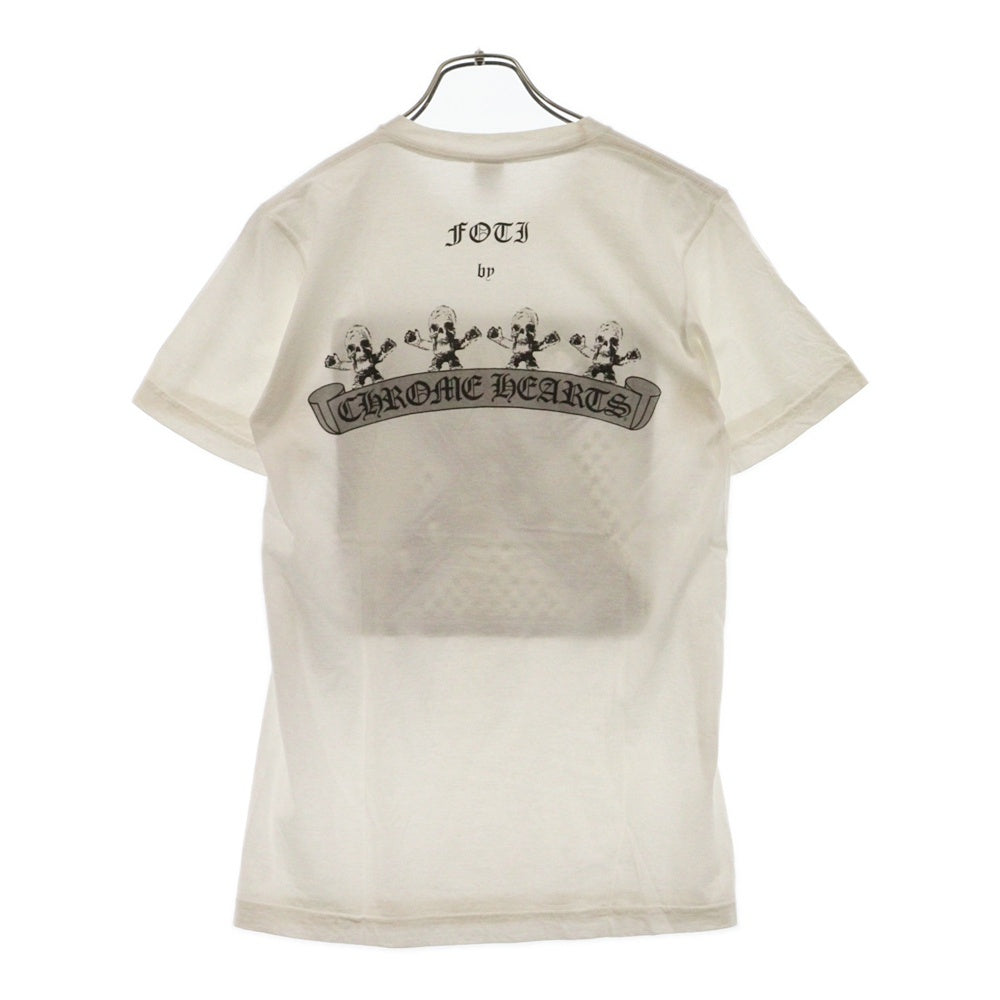 CHROME HEARTS(クロムハーツ) FOTI S/S TEE フォティ プリント 半袖 Tシャツ ホワイト