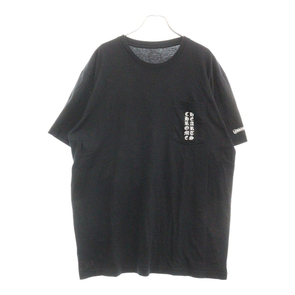 CHROME HEARTS(クロムハーツ) OSAKA Limited SCRL LAB S/S TEE 大阪限定 スクロールラベル半袖Tシャツ カットソー ブラック