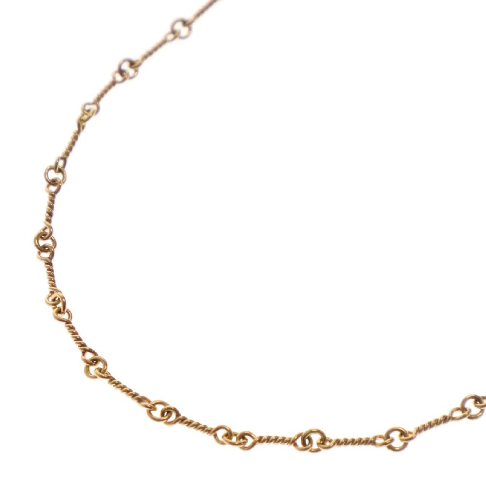 CHROME HEARTS(クロムハーツ) 22K NECKCHAIN T16 ツイストチェーン 16inch ネックレス ゴールド
