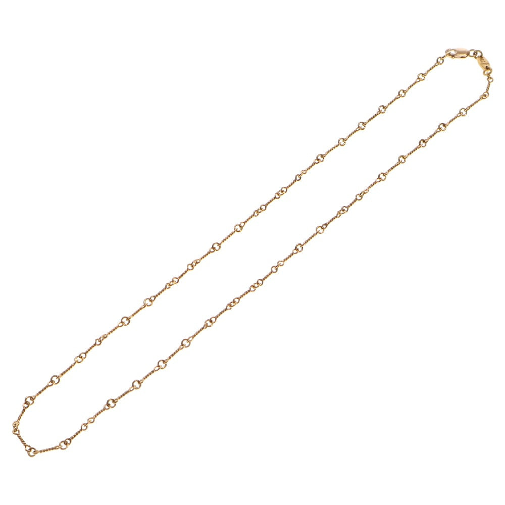 CHROME HEARTS(クロムハーツ) 22K NECKCHAIN T16 ツイストチェーン 16inch ネックレス ゴールド