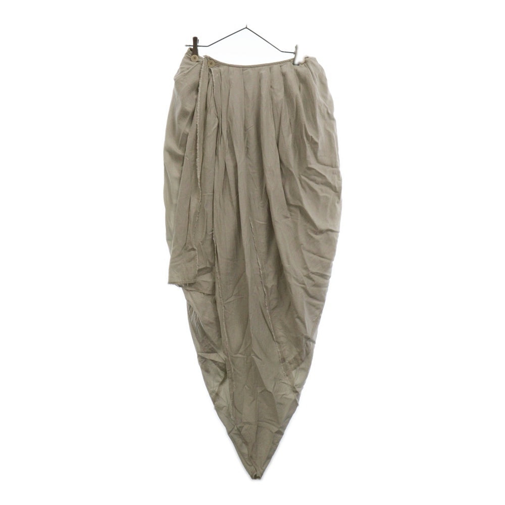 JULIUS(ユリウス) 24SS SILK BANBOO CLOTH PRIEST LONG SKIRT プリースト ロングスカート 857SKU1