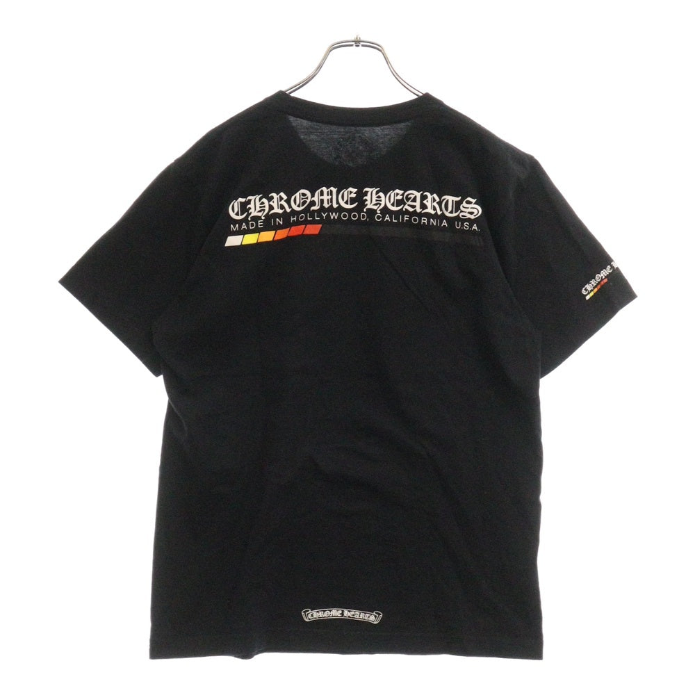 CHROME HEARTS(クロムハーツ) MADE IN HOLLYWOOD メイド イン ハリウッド アームロゴ プリント 半袖カットソー Tシャツ ブラック