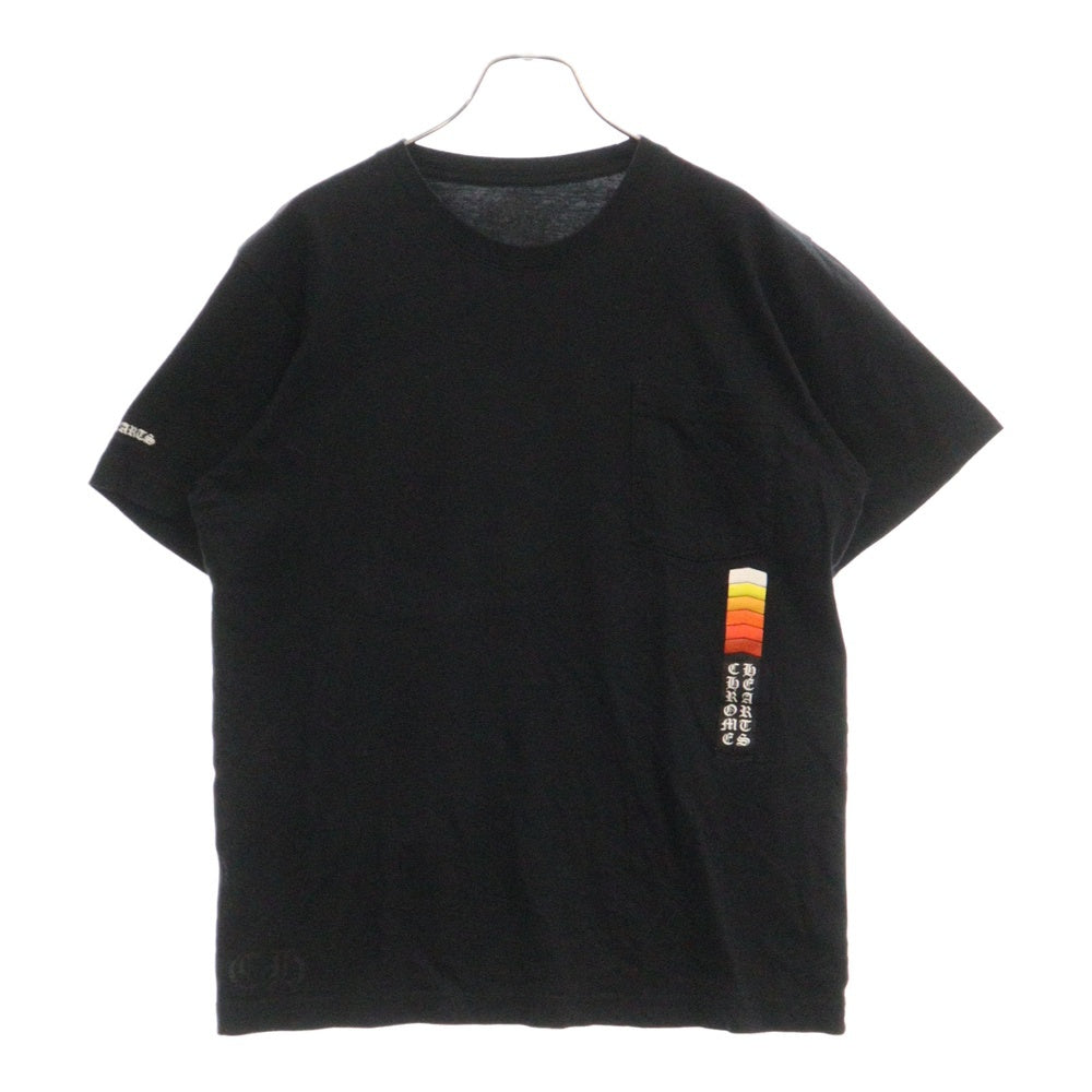 CHROME HEARTS(クロムハーツ) MADE IN HOLLYWOOD メイド イン ハリウッド アームロゴ プリント 半袖カットソー Tシャツ ブラック
