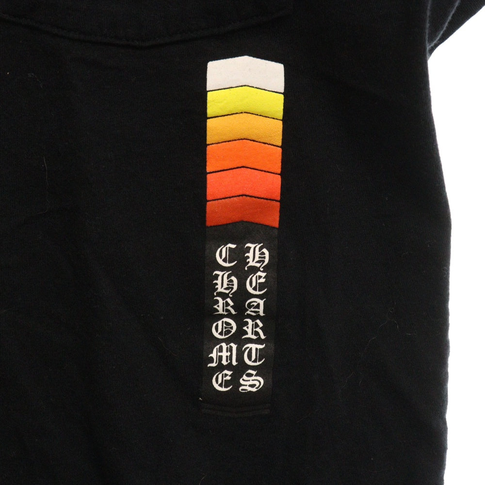 CHROME HEARTS(クロムハーツ) MADE IN HOLLYWOOD メイド イン ハリウッド アームロゴ プリント 半袖カットソー Tシャツ ブラック