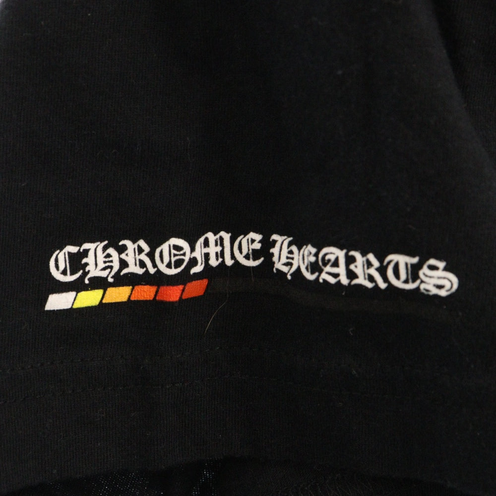 CHROME HEARTS(クロムハーツ) MADE IN HOLLYWOOD メイド イン ハリウッド アームロゴ プリント 半袖カットソー Tシャツ ブラック
