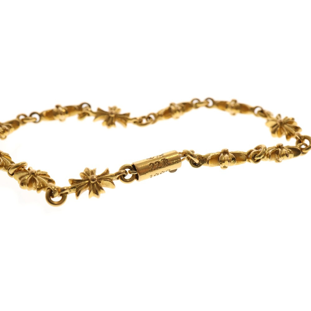 CHROME HEARTS(クロムハーツ) 22K TNY E CH PLS タイニーE CHプラス ブレスレット ゴールド