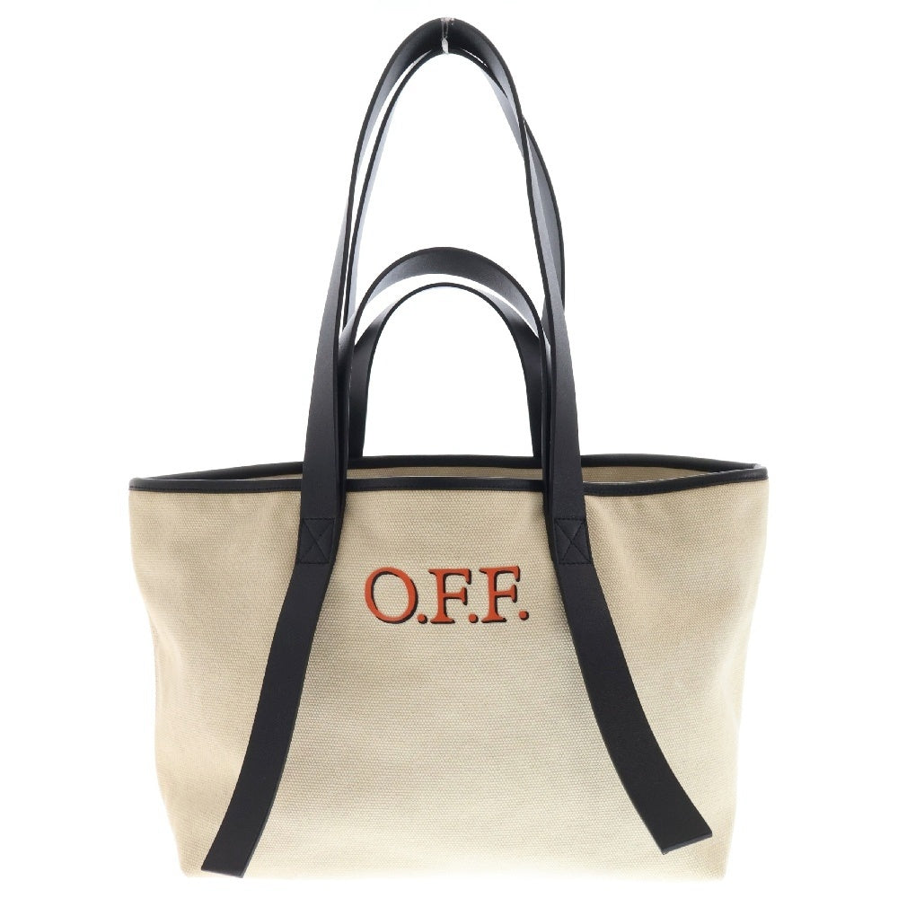 OFF-WHITE(オフホワイト) ロゴコマーシャルトートショッパーバッグスモール ホワイト OWNA143R21FAB002