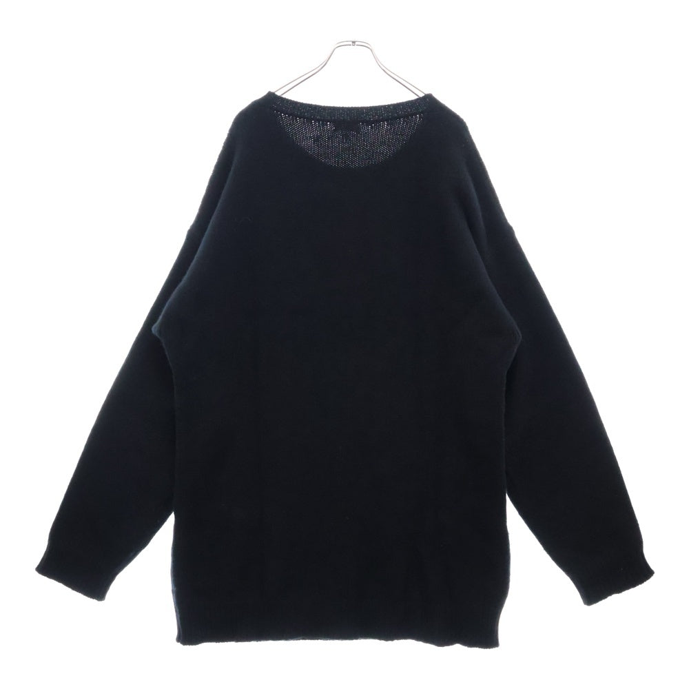 CELINE(セリーヌ) 21SS THE DANCING KID Loose Crew Neck Knit ザ・ダンシングキッド ルーズクルーネックニット オーバーサイズ セーター ブラック 2A04L714M