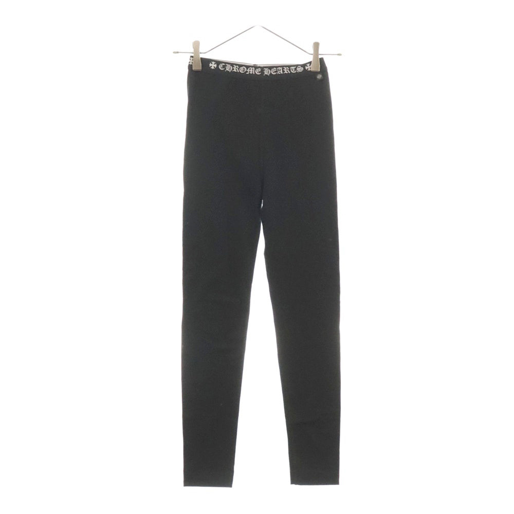 CHROME HEARTS(クロムハーツ) ホースシュープリント レギンス レディース ブラック