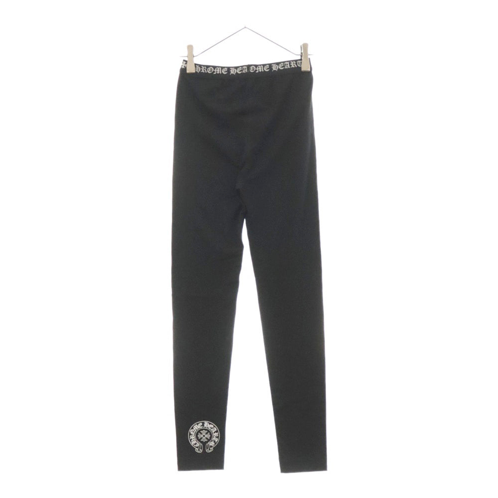 CHROME HEARTS(クロムハーツ) ホースシュープリント レギンス レディース ブラック