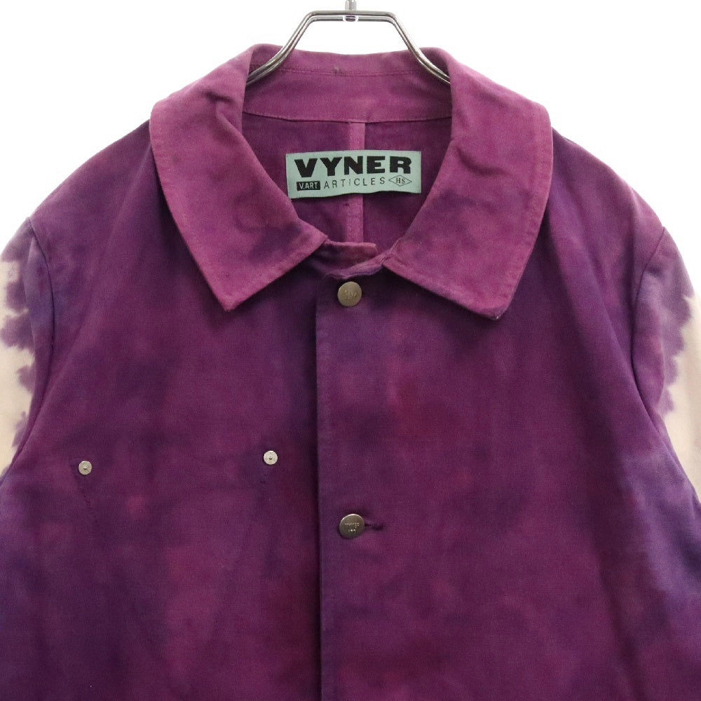 VYNER ARTICLES(ヴァイナーアーティクルズ) タイダイ染めコートジャケット マルチカラー