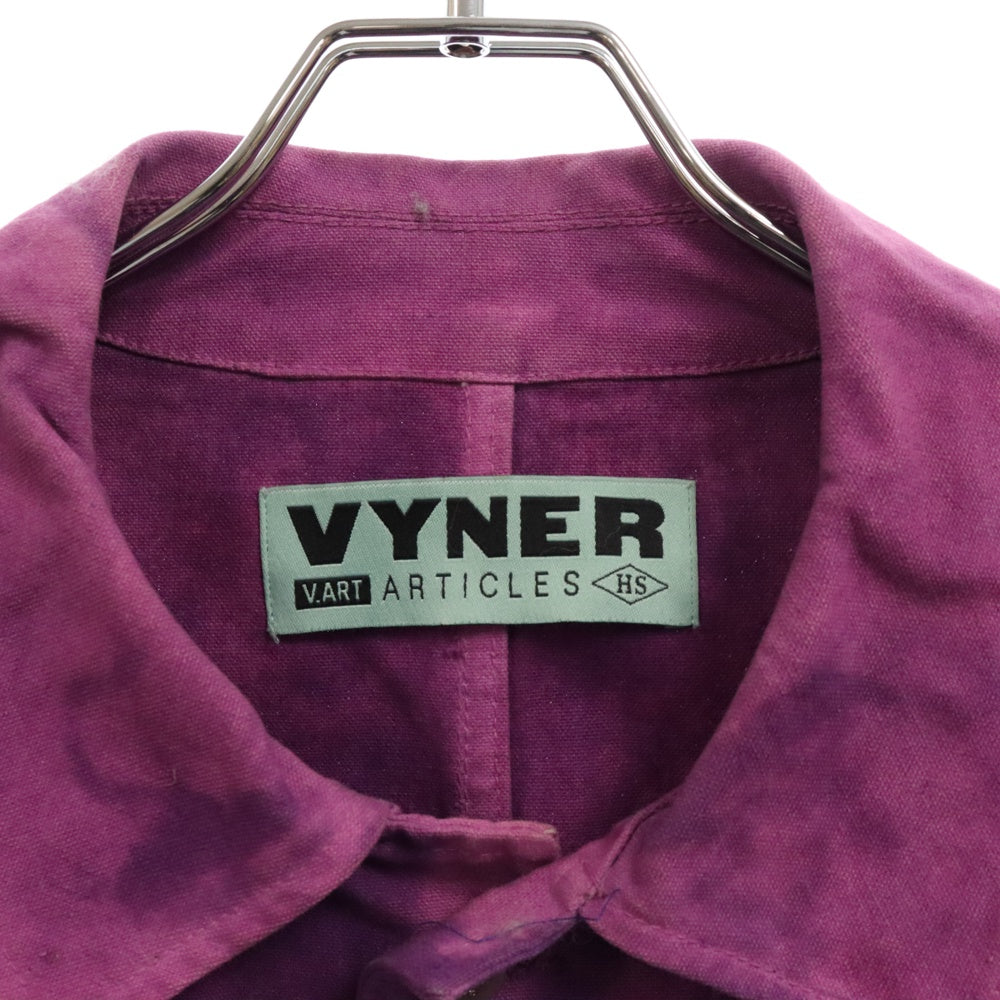 VYNER ARTICLES(ヴァイナーアーティクルズ) タイダイ染めコートジャケット マルチカラー