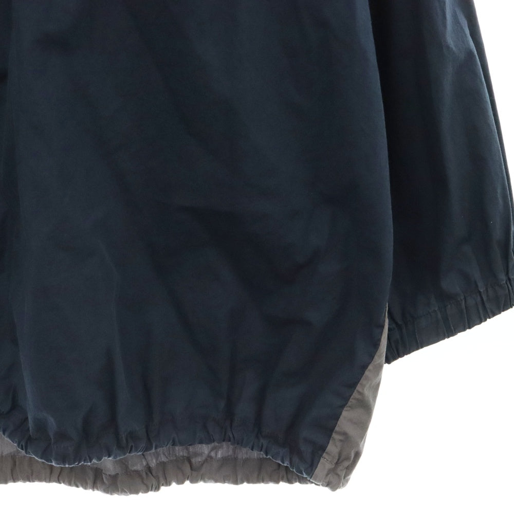 BALENCIAGA(バレンシアガ) 18SS TRACKSUIT POPLIN SHIRT JACKET ポプリンシャツトラックジャケット グレー/ネイビー/ホワイト 508901 TWB13