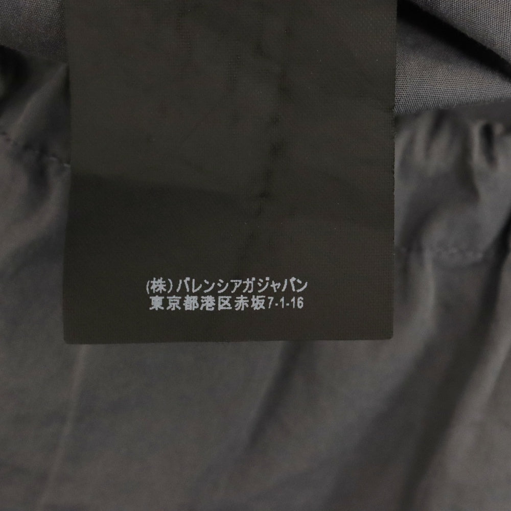 BALENCIAGA(バレンシアガ) 18SS TRACKSUIT POPLIN SHIRT JACKET ポプリンシャツトラックジャケット グレー/ネイビー/ホワイト 508901 TWB13