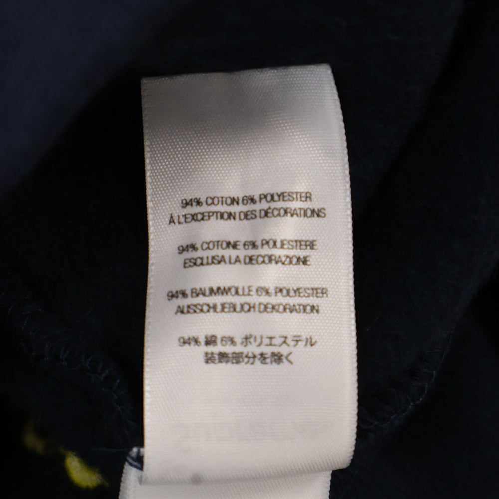 SUPREME(シュプリーム) 24AW Wild Embroidered Hooded Sweatshirt ワイルドエンブロイダード フーディー スウェットプルオーバーパーカーネイビー