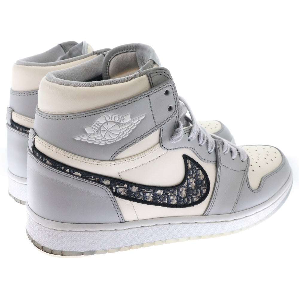 DIOR(ディオール) ×AIR JORDAN 1 HIGH OG CN8607-002 ナイキ エアジョーダン1ハイオージー ハイカットスニーカー エアディオール ホワイト/グレー US9/27cm